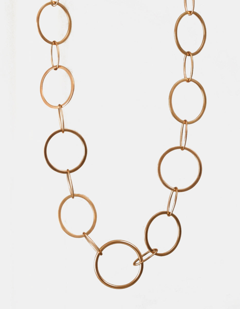 Collar de bronce con baño de oro 22kt Fenicia