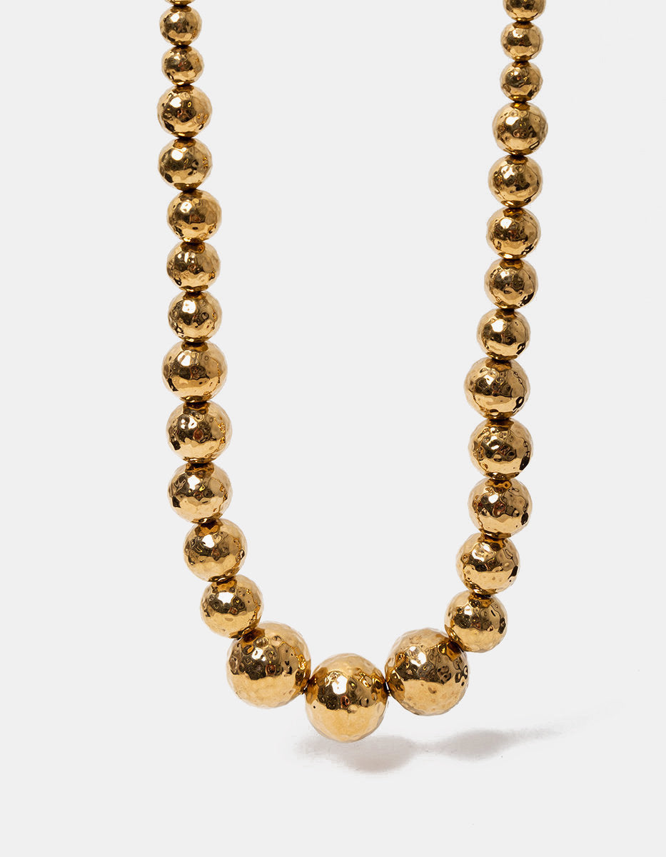 Collar Metal Base Dorado 22 kt Reflections