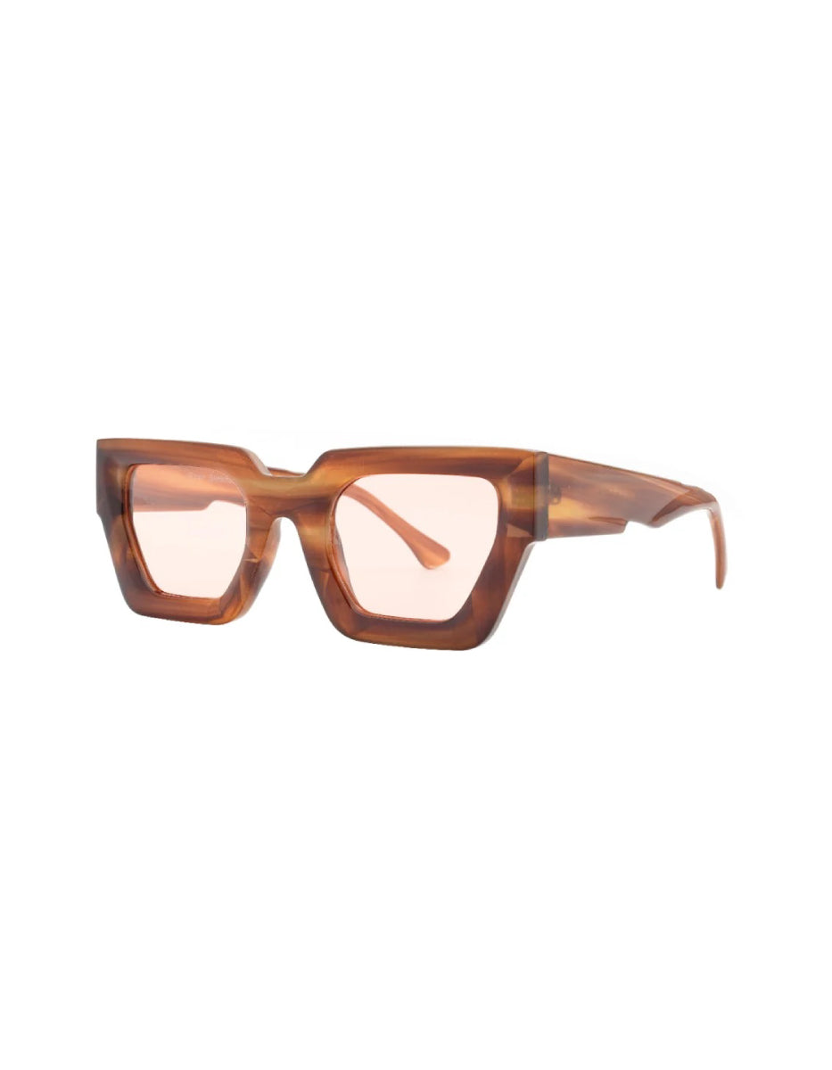 Gafas de sol Soleil café / Lente café