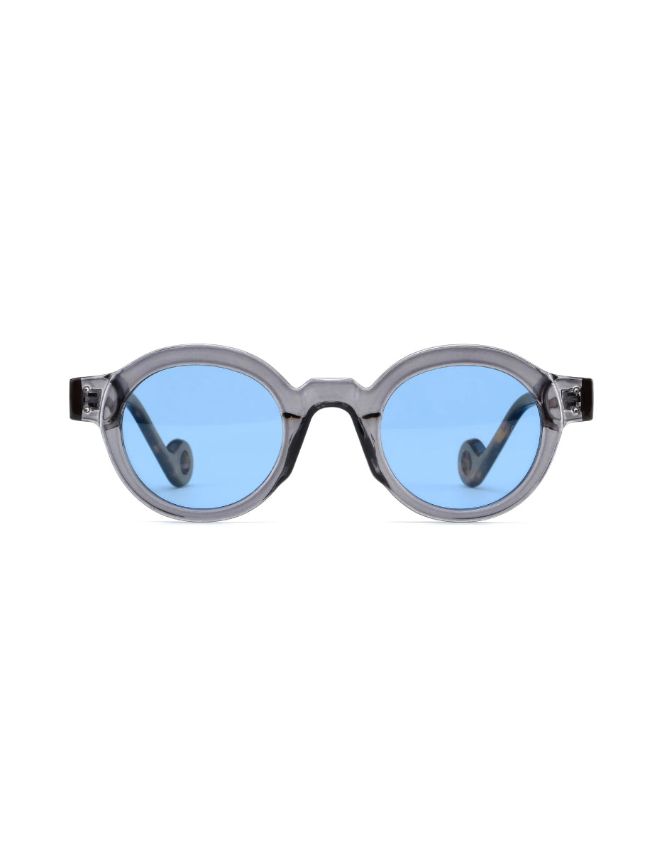 Gafas de sol Soleil animal print / Lente azul