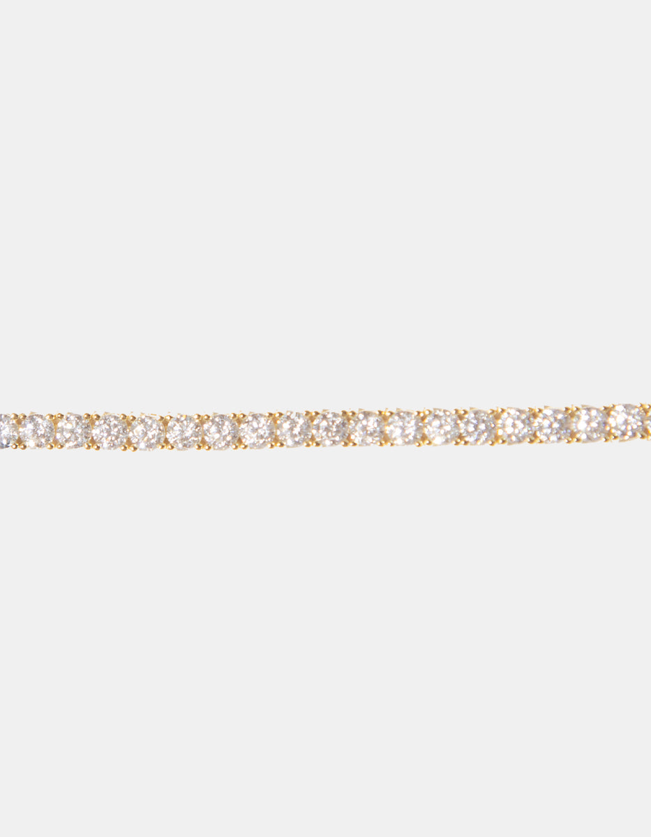 Pulsera tennis de plata engastada con circonitas blancas de corte redondo Steffi