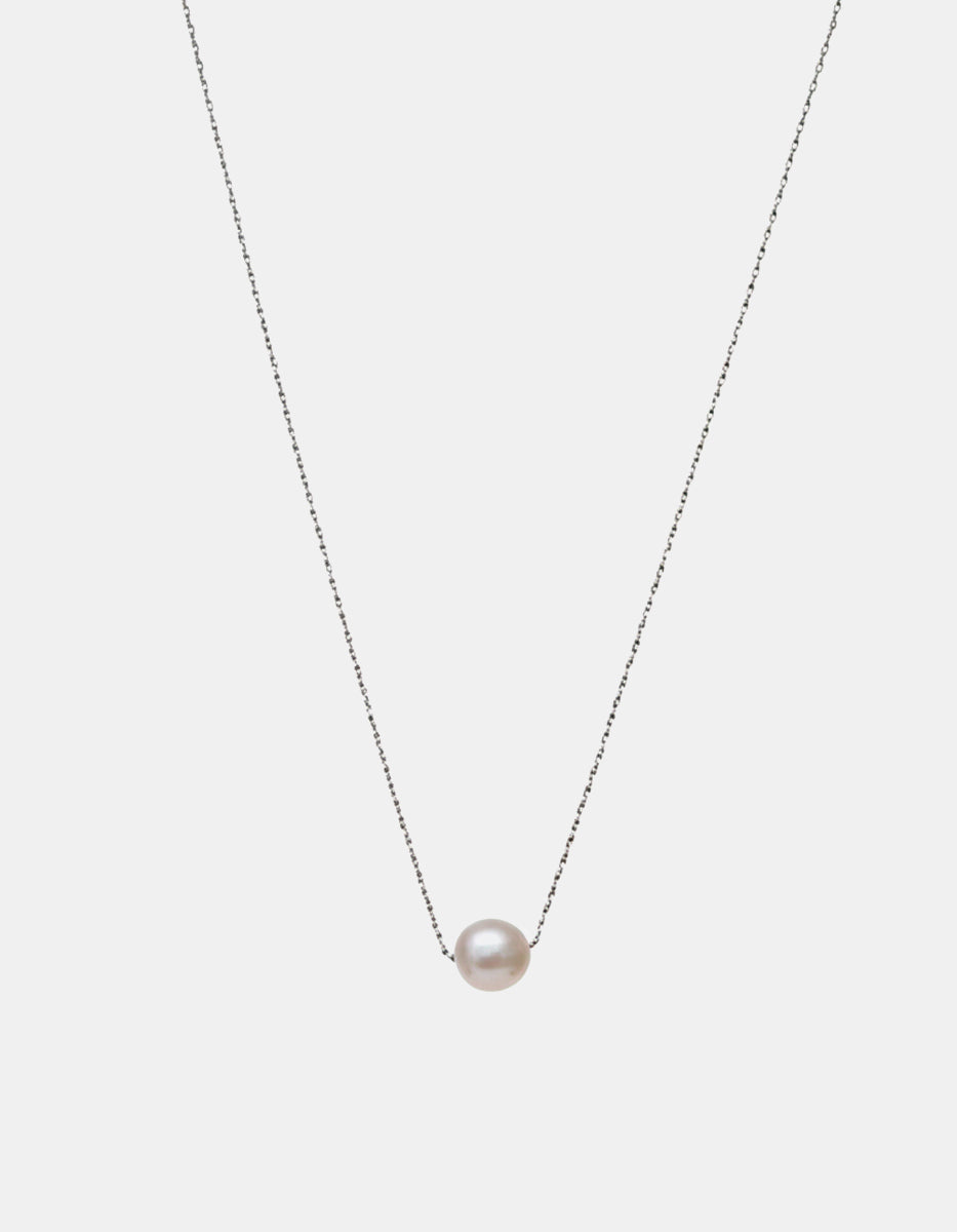 Collar con perla japonesa 14mm Crush