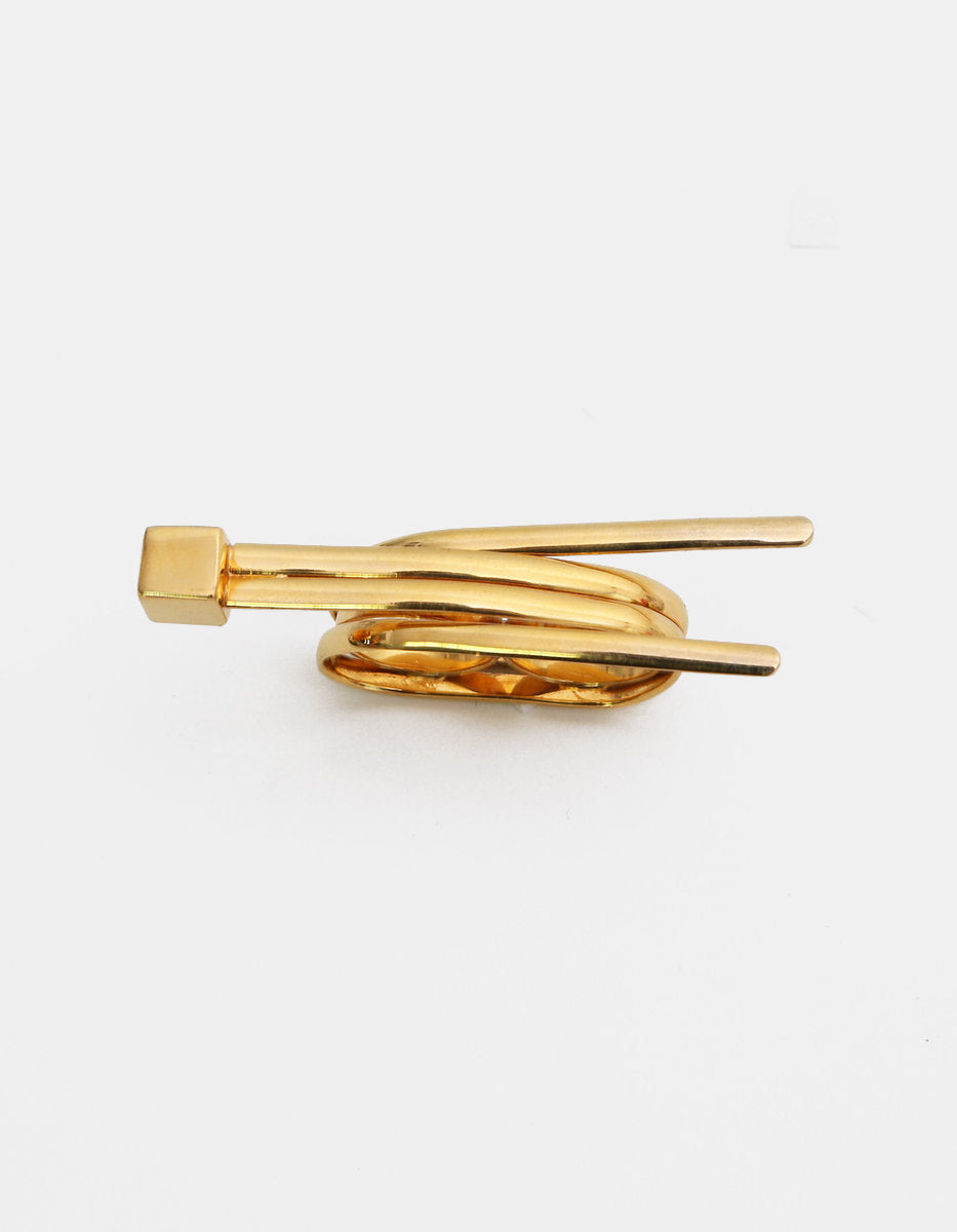 Aretes bronce baño oro 22 kt Mexican Geometry