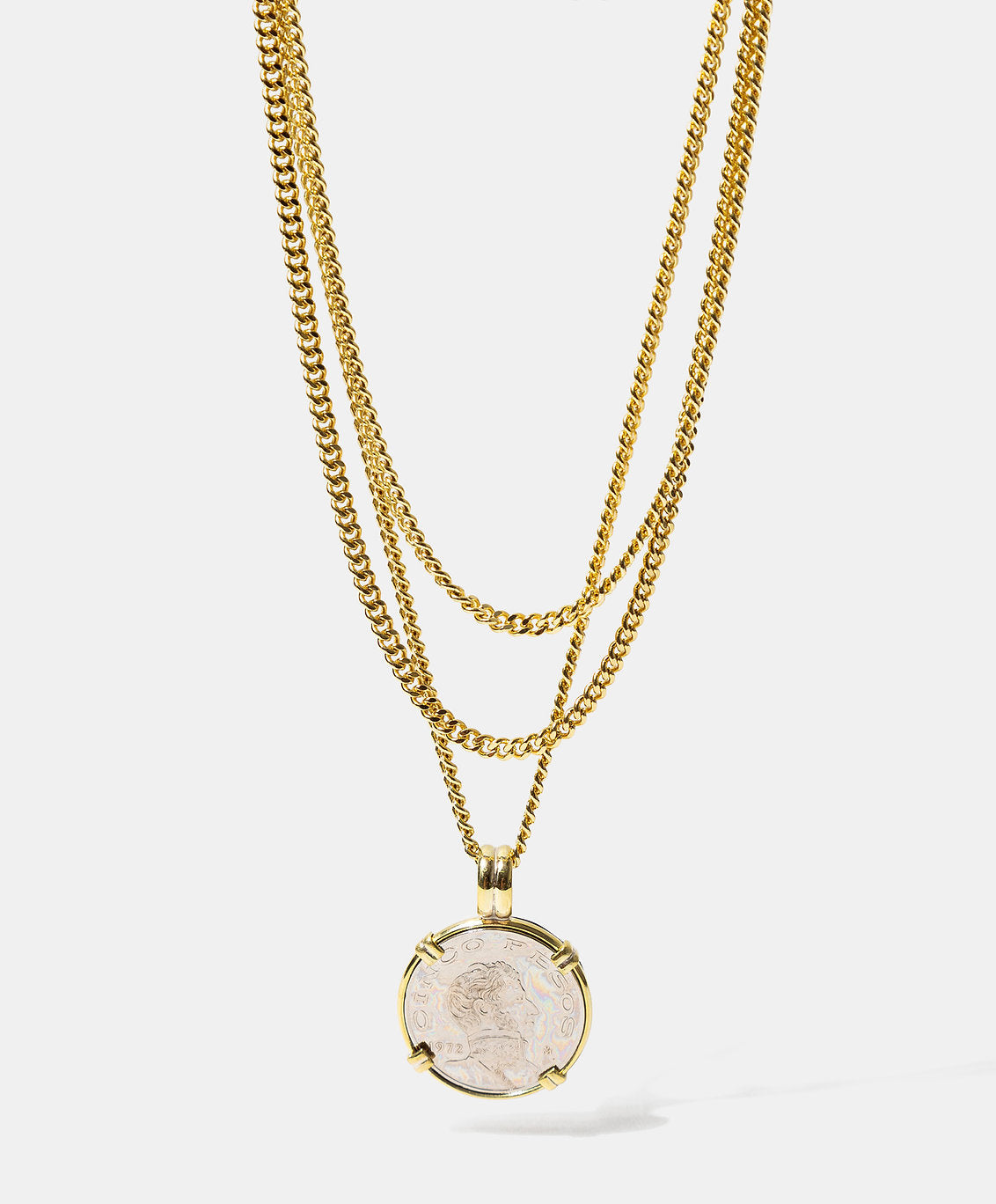Collar moneda auténtica Memorias