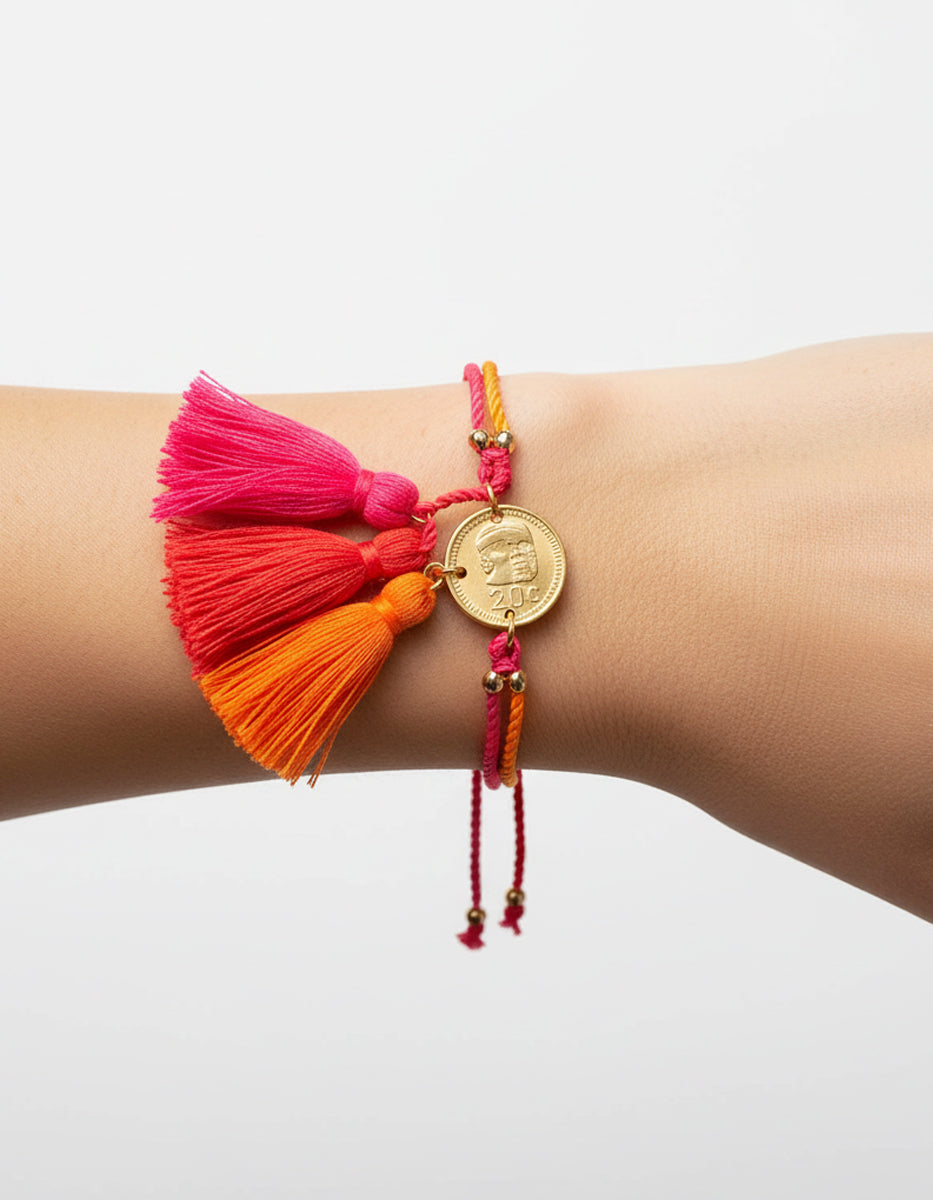 Pulsera moneda auténtica 20c Memorias