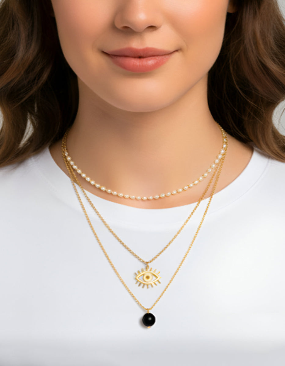 Collar moneda auténtica y corazones Memorias