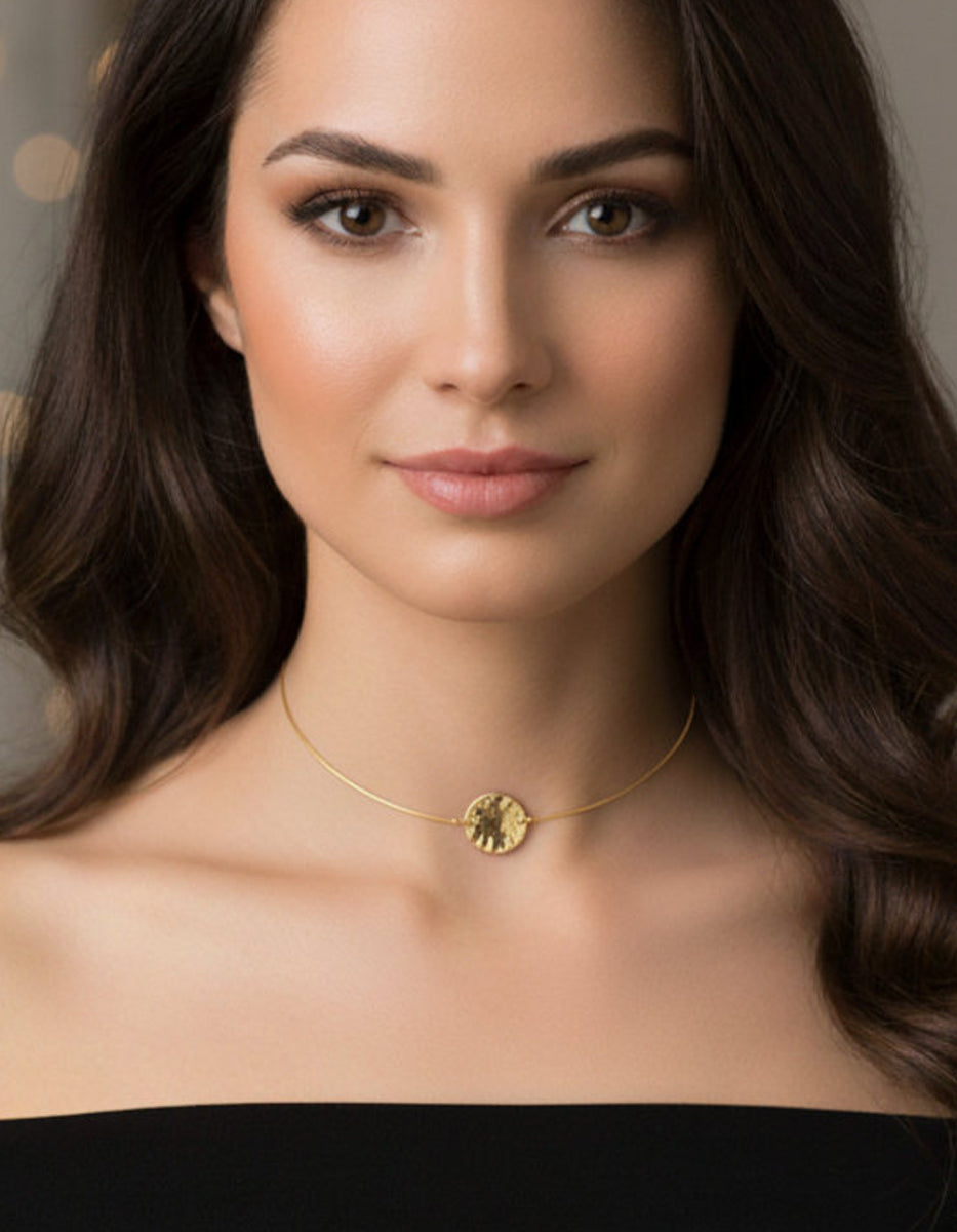 Choker moneda auténtica Memorias