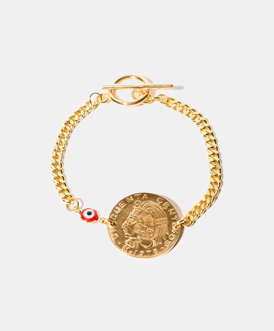 Pulsera moneda auténtica Memorias