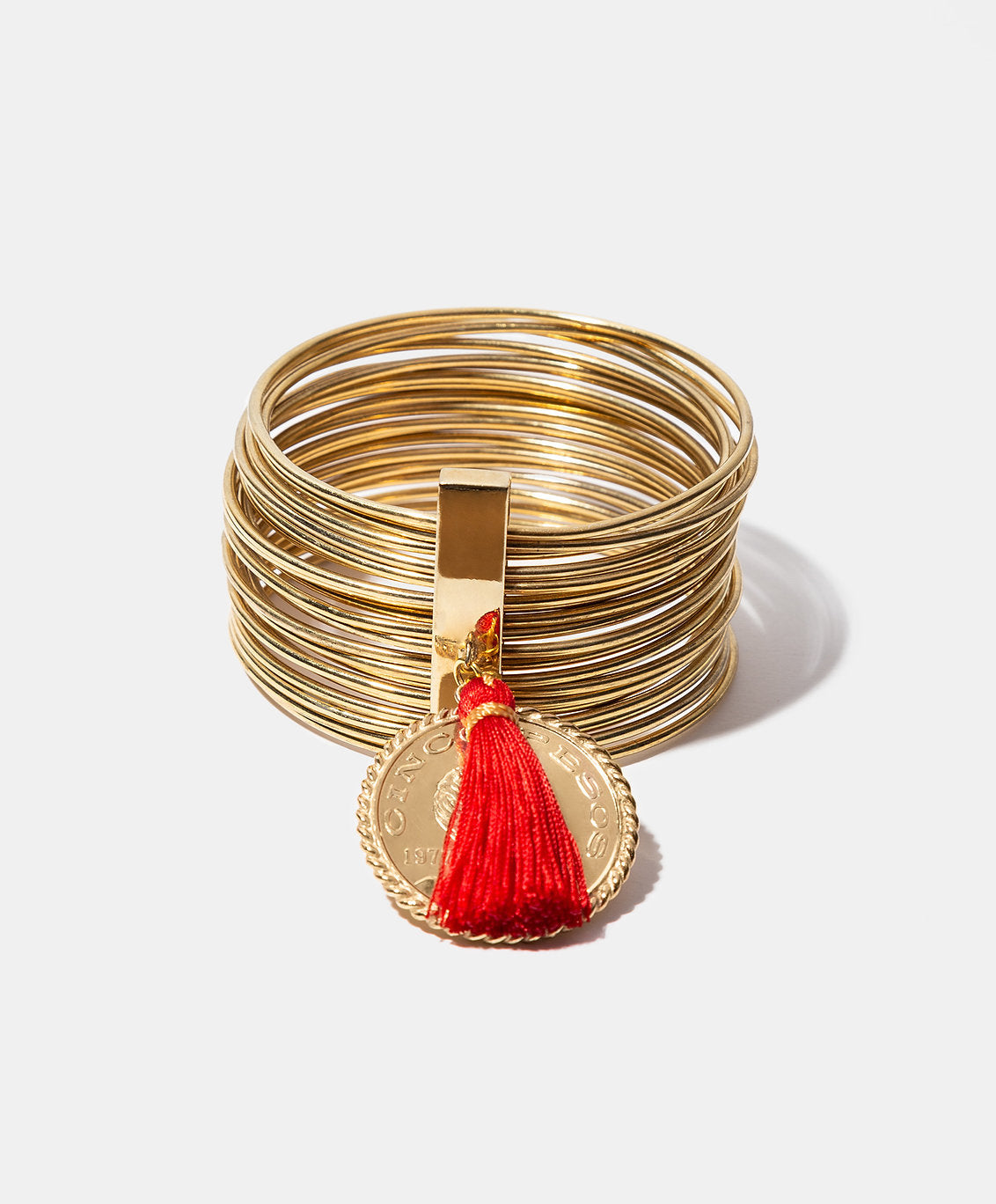 Brazalete líneas con moneda autentica Memorias