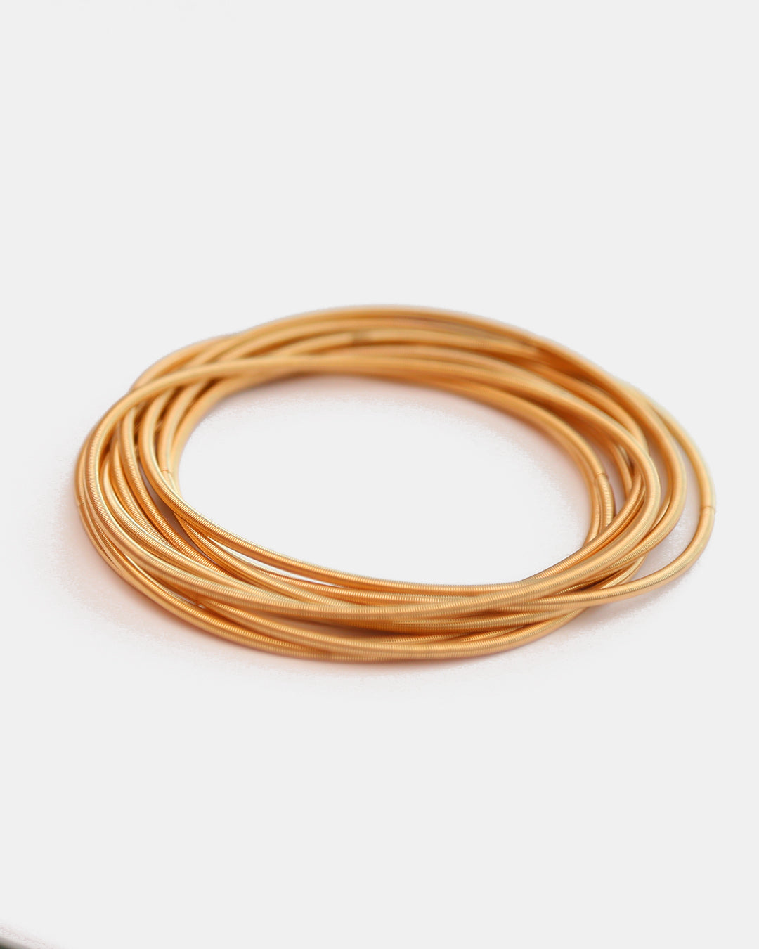 Pulseras en Gold-Filled de 22kt de Acabado Liso y Texturizado