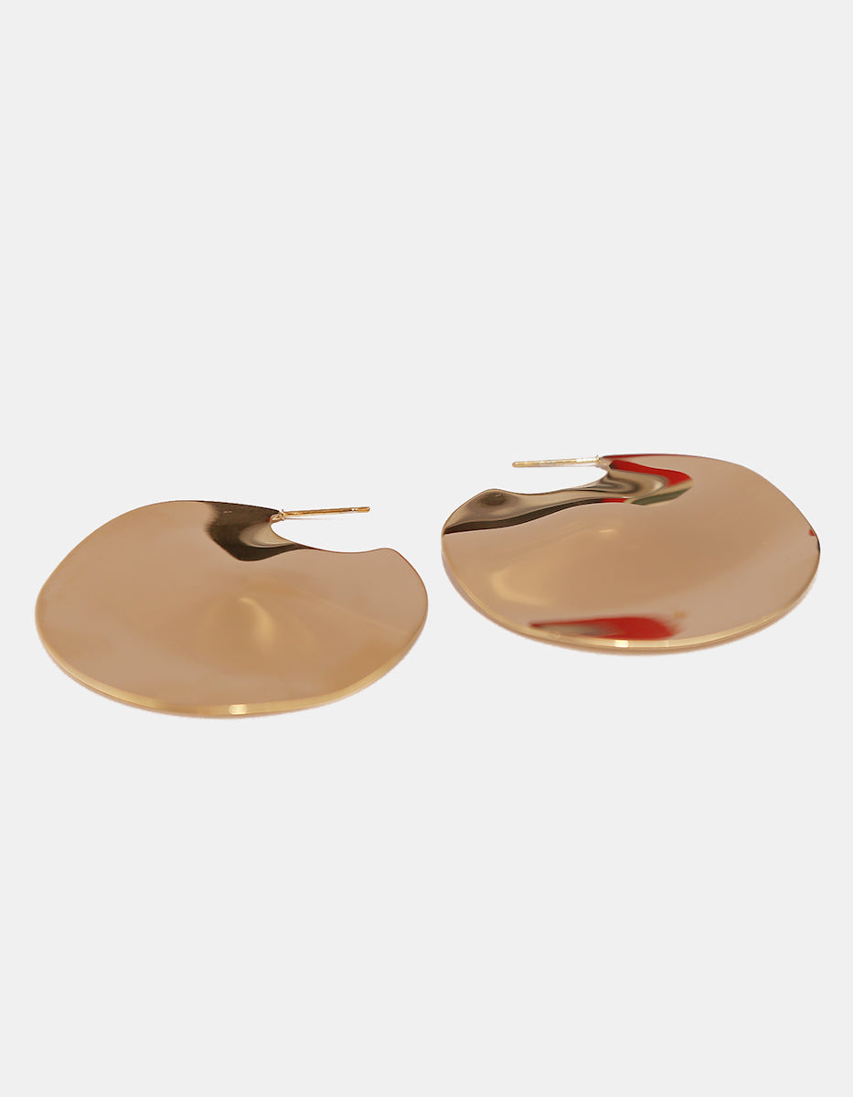 Aretes de oro laminado 22 kt Golden Chic