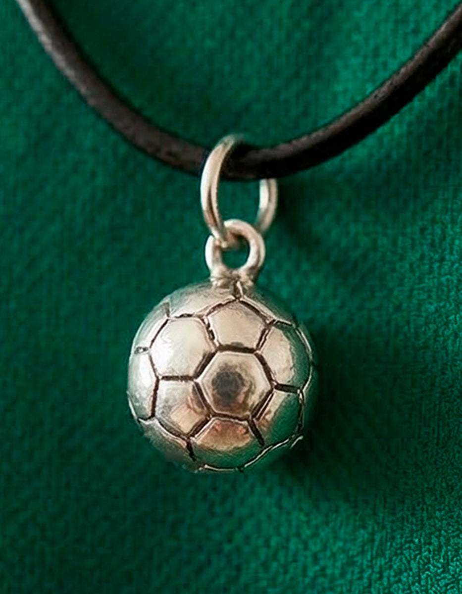 Collar México Infinito Balón de Plata .925 con Baño de Platino