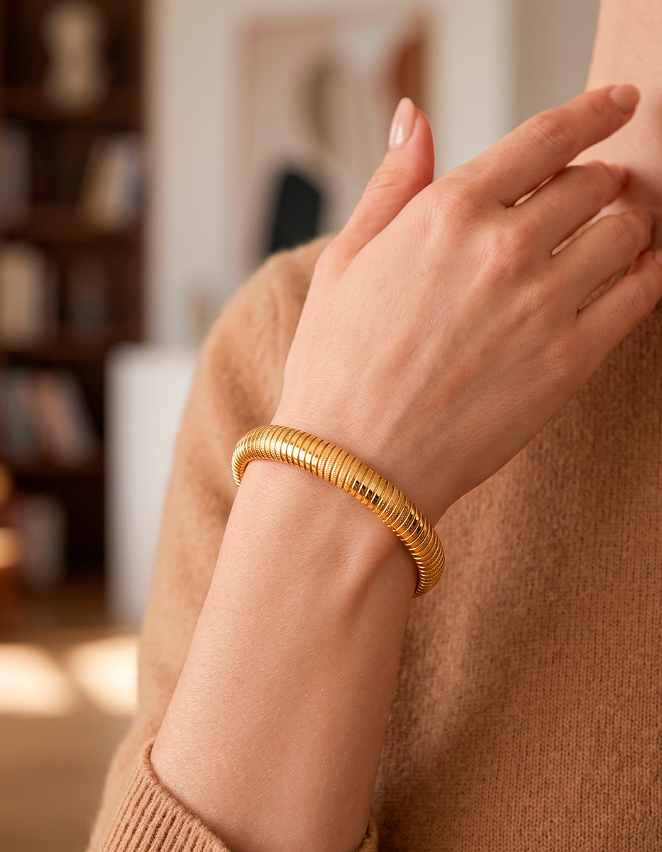 Pulsera gold-filled de 22kt