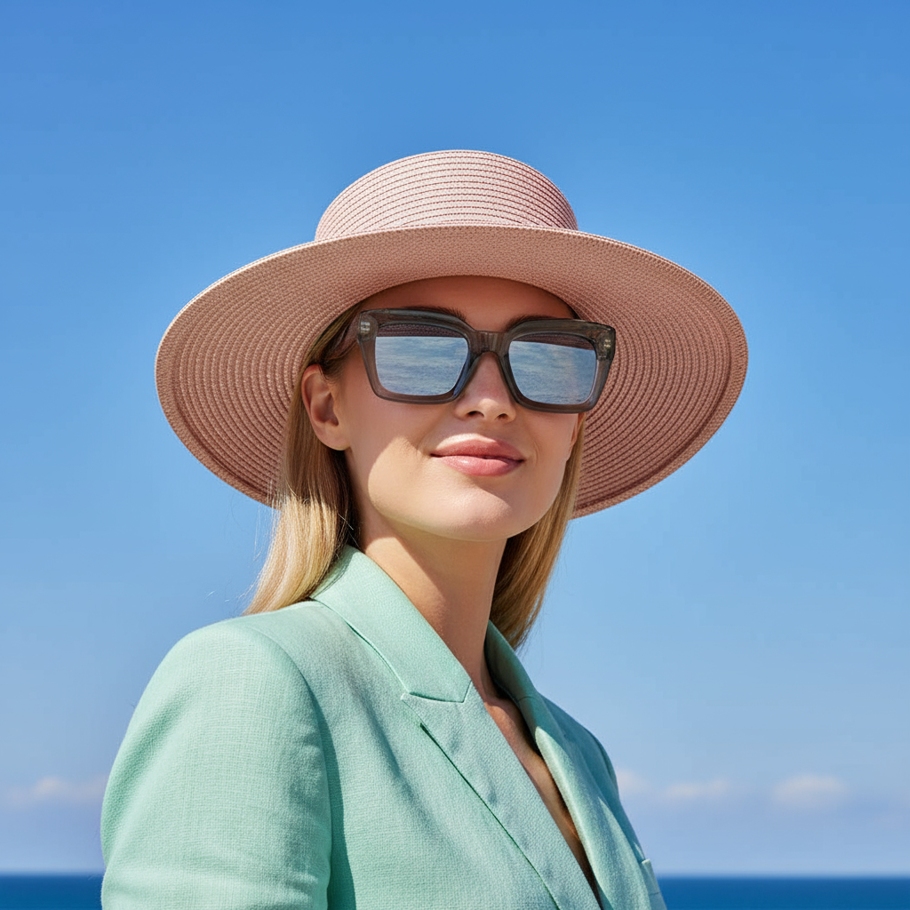 Gafas de sol Soleil traslucidas / Lente azul