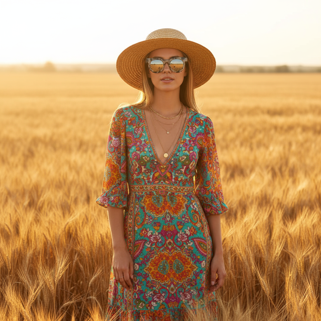 Gafas de sol Soleil hueso print / Lente ahumada