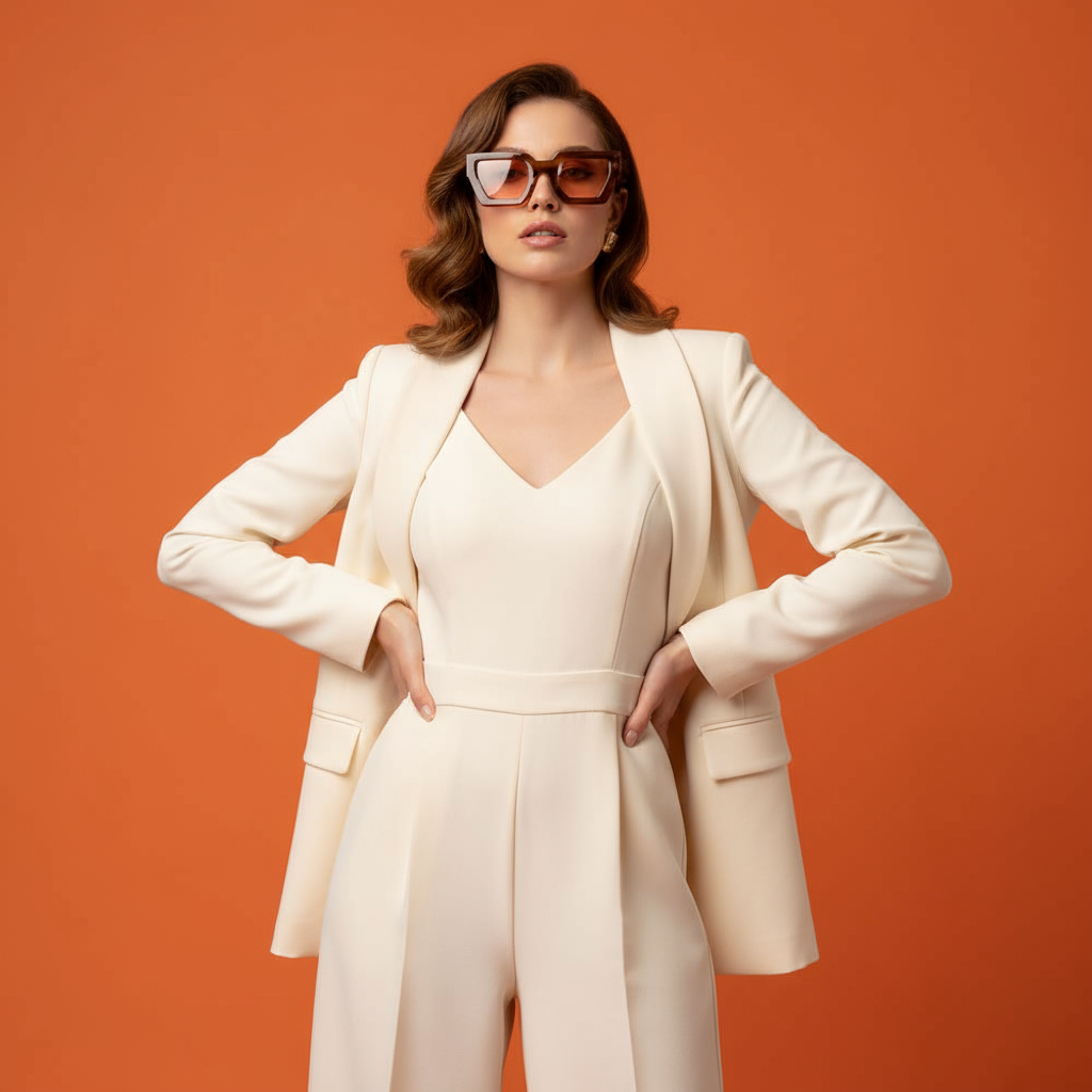 Gafas de sol Soleil café / Lente café