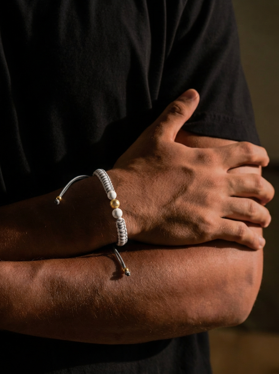 Pulsera Azteca Balón de Plata de ley .925 con Baño de Oro 22kt