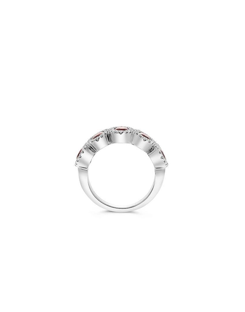 ANILLO PLATINO CON RUBIES