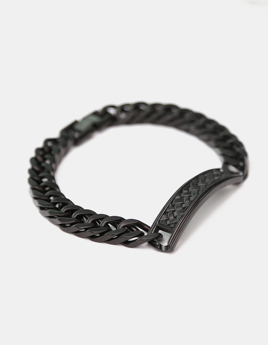 Pulsera de acero inoxidable en baño de tungsteno Nordic