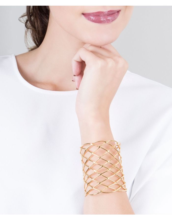 Calcuta Crisscross Cuff Bracelet