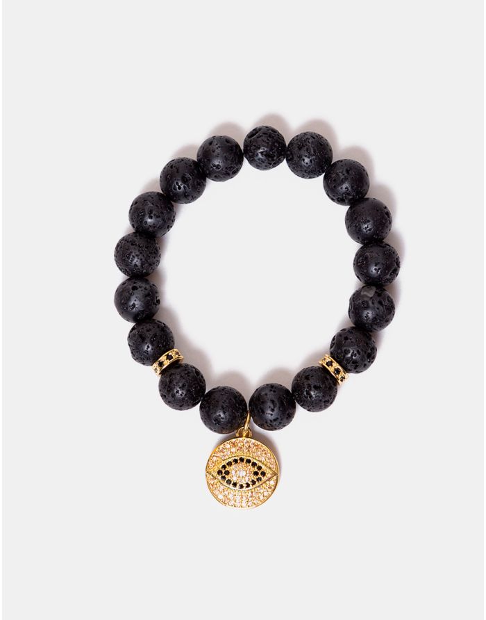Pulsera piedra con dije