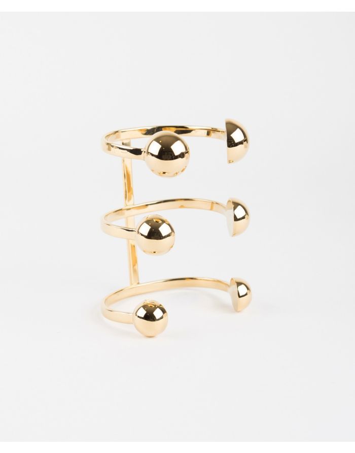 Brazalete en Bronce con Baño de Oro