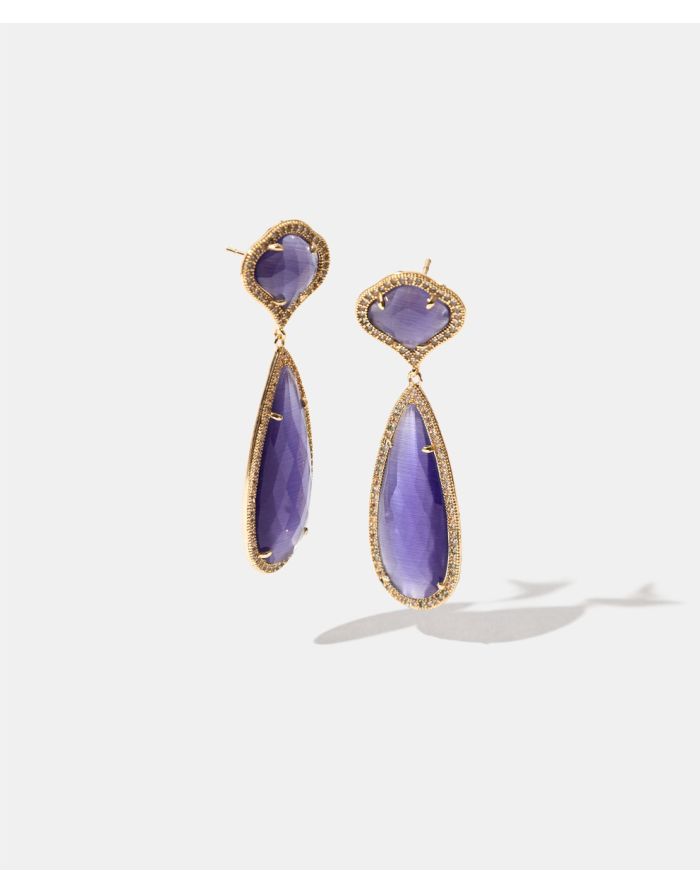 Preciosos Aretes con Gemas Naturales Colección Marquesa