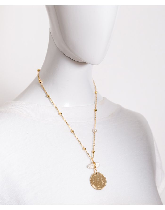 COLLAR CON DIJE DE MONEDA MEMORIAS 
