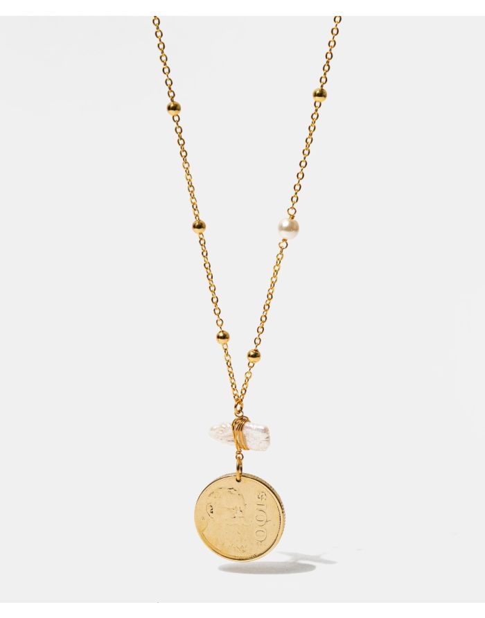 COLLAR CON DIJE DE MONEDA MEMORIAS 