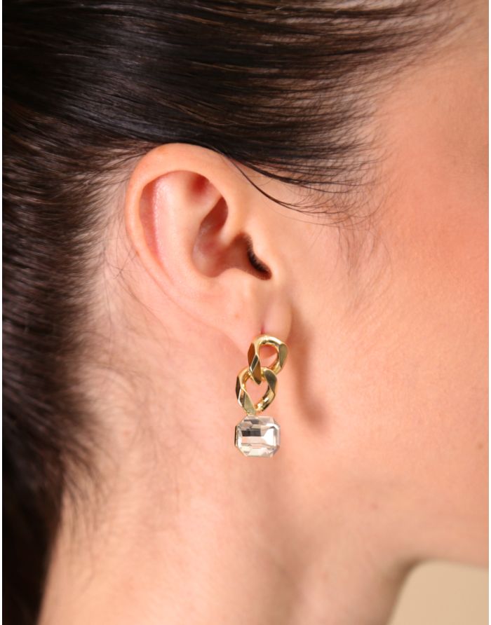 ARETES LUXURY TOPACIO BLANCO