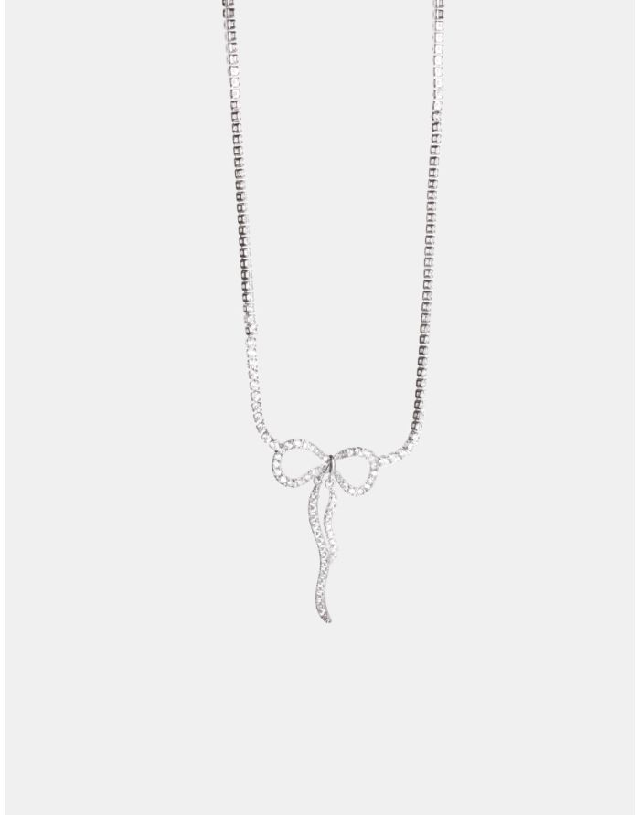 COLLAR CON FIJE EN FORMA DE MOÑO
