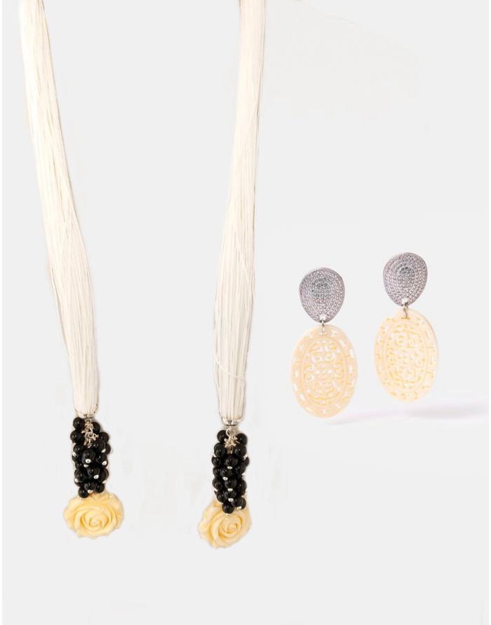 SET ARETES + COLLAR