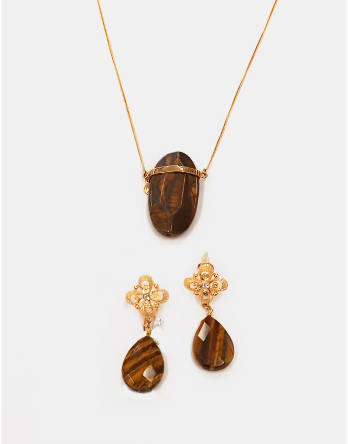 SET ARETES + COLLAR