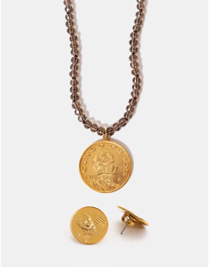 SET MEMORIAS COLLAR + ARETES