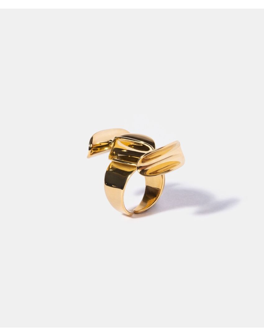 Anillo en Baño de Oro de 22kt