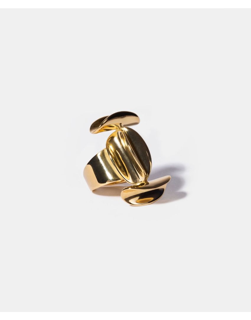 Anillo en Baño de Oro de 22kt