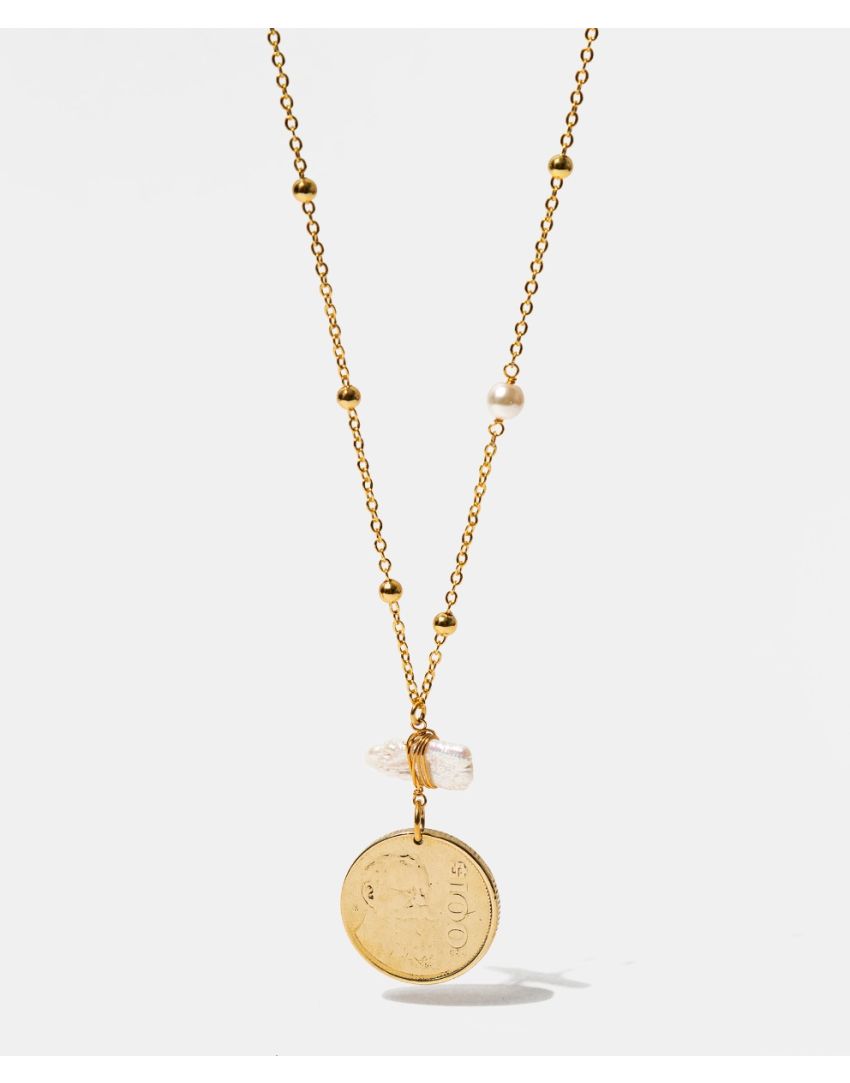 COLLAR CON DIJE DE MONEDA MEMORIAS