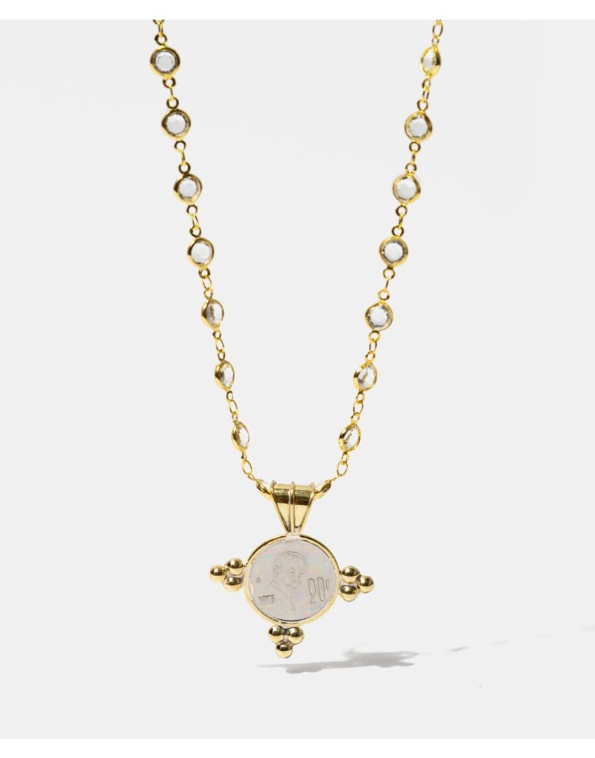 COLLAR LARGO CON DIJE MEMORIAS 