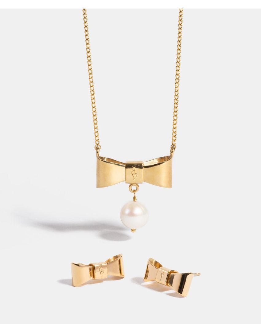 SET COLLAR + ARETES VIENA 